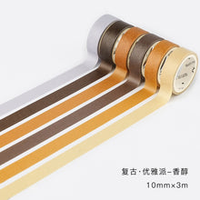 Load image into Gallery viewer, 6 Pcs/lot Fall Decorative Paper Green Pink Purple Washi Tape Set Japanese Stationery Kawaii Scrapbooking Supplies Stickers