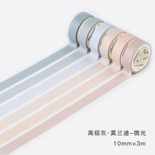 Load image into Gallery viewer, 6 Pcs/lot Fall Decorative Paper Green Pink Purple Washi Tape Set Japanese Stationery Kawaii Scrapbooking Supplies Stickers