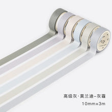 Load image into Gallery viewer, 6 Pcs/lot Fall Decorative Paper Green Pink Purple Washi Tape Set Japanese Stationery Kawaii Scrapbooking Supplies Stickers