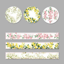 Load image into Gallery viewer, 3 Rolls Washi Masking Tape Set Petal Animal Flower Paper Masking Tapes Japanese Washi Tape DIY Scrapbooking Sticker, 15mm x 5m