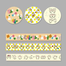 Load image into Gallery viewer, 3 Rolls Washi Masking Tape Set Petal Animal Flower Paper Masking Tapes Japanese Washi Tape DIY Scrapbooking Sticker, 15mm x 5m