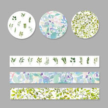 Load image into Gallery viewer, 3 Rolls Washi Masking Tape Set Petal Animal Flower Paper Masking Tapes Japanese Washi Tape DIY Scrapbooking Sticker, 15mm x 5m