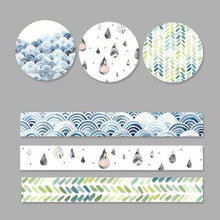 Load image into Gallery viewer, 3 Rolls Washi Masking Tape Set Petal Animal Flower Paper Masking Tapes Japanese Washi Tape DIY Scrapbooking Sticker, 15mm x 5m
