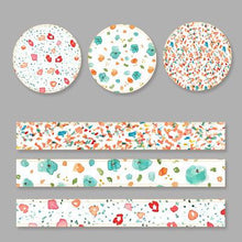 Load image into Gallery viewer, 3 Rolls Washi Masking Tape Set Petal Animal Flower Paper Masking Tapes Japanese Washi Tape DIY Scrapbooking Sticker, 15mm x 5m