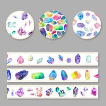 Load image into Gallery viewer, 3 Rolls Washi Masking Tape Set Petal Animal Flower Paper Masking Tapes Japanese Washi Tape DIY Scrapbooking Sticker, 15mm x 5m